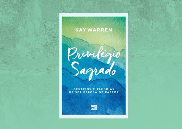 capa verde e azul do livro privilégio sagrado